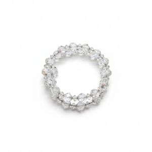 Elegant Silver Crystal Bracelet